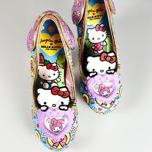 Irregular Choice Sanrio Hello Kitty & Friends Heels Size 39 Rare Collab - Picture 8 of 9
